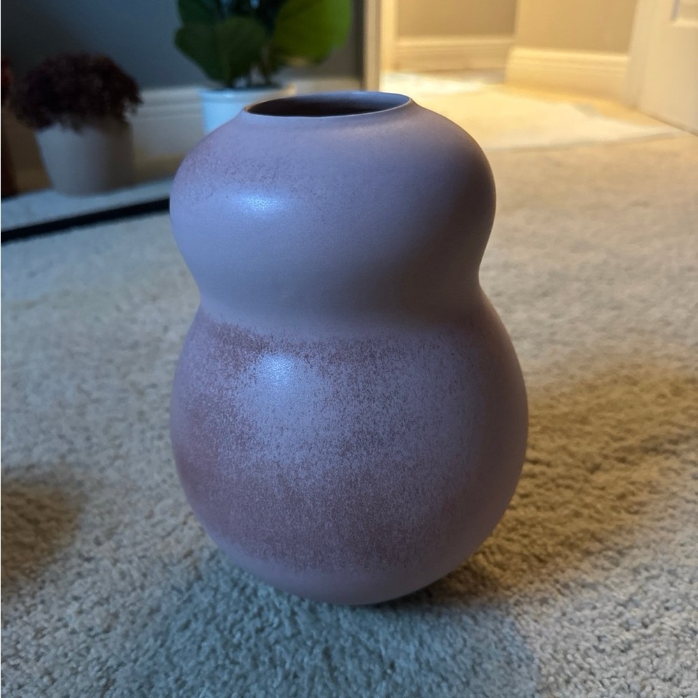 H&M Soft Pink Curved Vase
